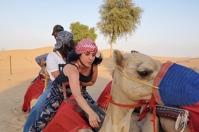 Desert Safari Dubai (VIP Package ) - Sandboarding and the short camel ride tradeoff