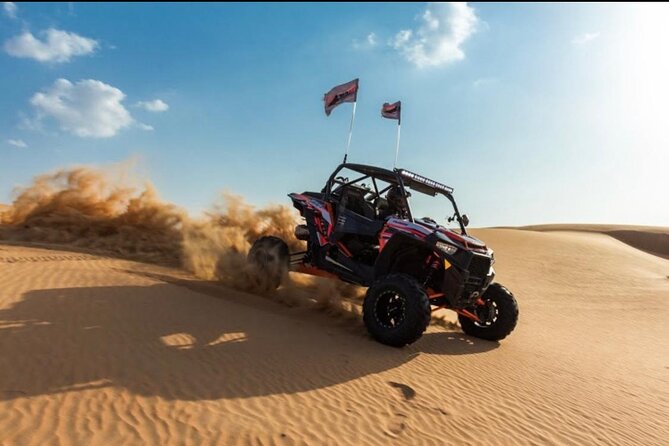 Desert Safari Dubai With High Speed Dune Buggy And Dinner in 5 Star Camp - Doorstep pickup to the desert, and that first 45-minute check-in