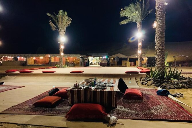 Desert Safari Experience with Dune Bashing and Dinner in Dubai - Camp Arrival: Gahwa Arabic Coffee and Dates Set the Tone