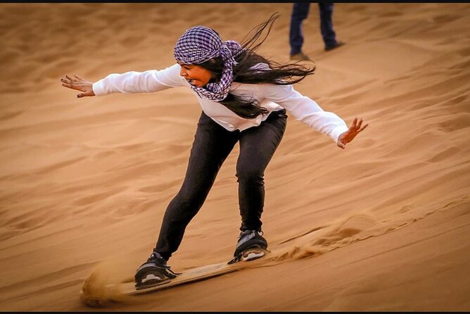 Desert Safari in 4x4 Car with BBQ Dinner and Belly Dance - From 3 pm Pickup to Sunset in Dubai’s Red Dunes