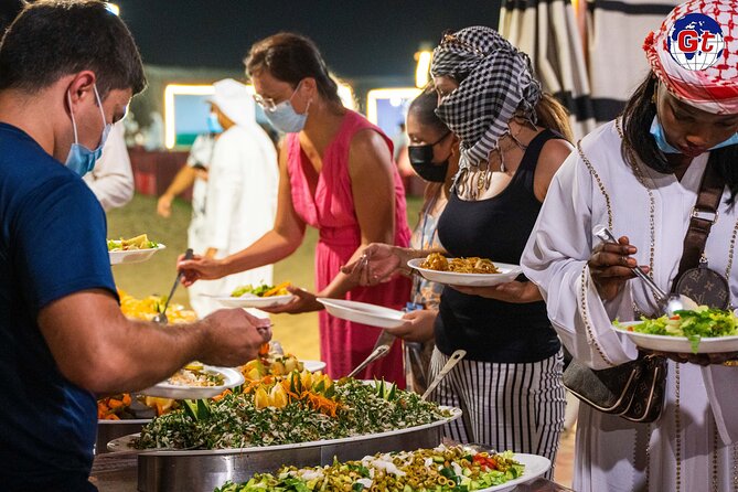 Desert Safari -Live Shows, BBQ Dinner, Dune Bashing and lot more. - The live shows: belly dance, Tanoura, and the fire show