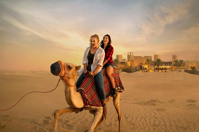 Desert Safari: Luxury Fortress Dinner, Camel Ride & Dune Bashing - The Live Entertainment Run of Belly Dancing, Tanoura, Fire, and Dabke