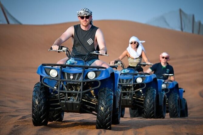 Desert Safari with 30 Minutes Quad Biking on High Red Dunes (Complete Package) - High Red Dune Dune Bashing, Plus the Sunset Photo Window