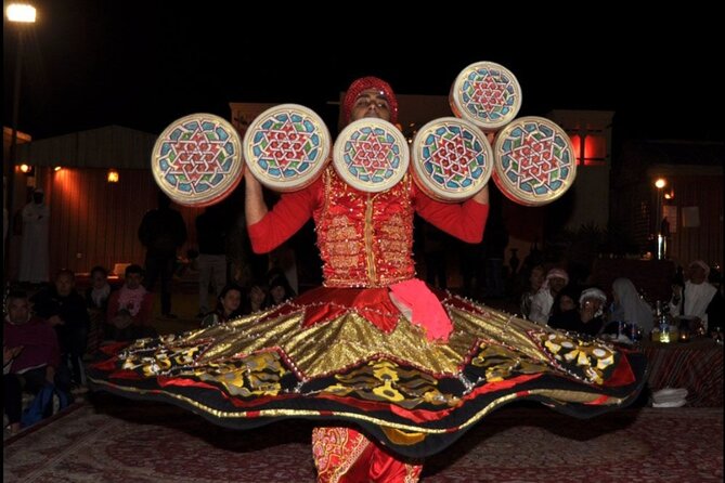 Desert Safari with BBQ Dinner, Camel Ride, Sand Board & Live Show - Drinks, Alcohol, and Dietary Needs Without Guesswork