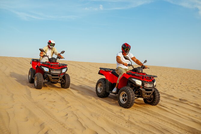 Desert Safari with BBQ Dinner (Quad Bike Optional) - Desert Camp Setup: Private Tent, Waiter Service, and VIP Table Option