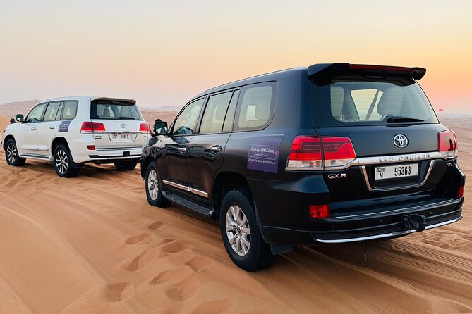 Desert Safari with Dune bashing BBQ Dinner and More Activities - Red Sands Dune Bashing and Sandboarding: The Thrill Section That Makes the Trip