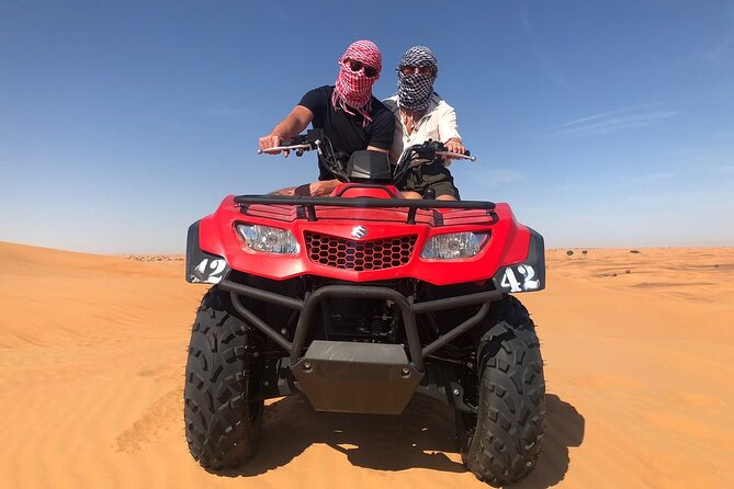 Desert Safari with Quad Bike, 4x4 Dune Bashing and Camel Ride - Quick hits before you go