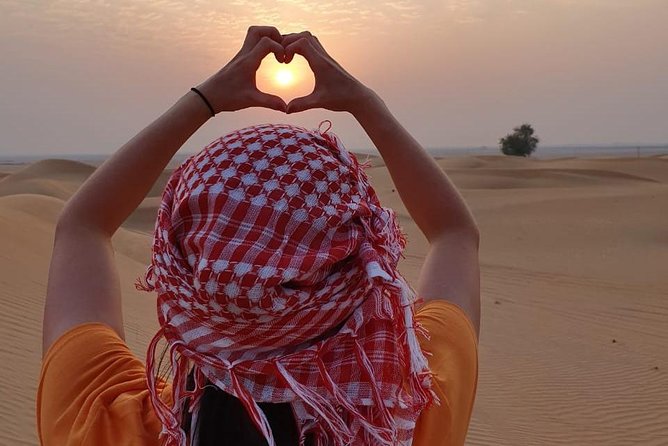 Desert Safari with Quad Bike, 4x4 Dune Bashing and Camel Ride - Al Awir camp: Arabian coffee, henna, shisha, falcon photos, and camels