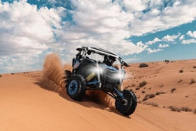 Desert Tour by ATV OR Buggy Self-drive, BBQ Dinner and Camel Ride - Quick hits before you go