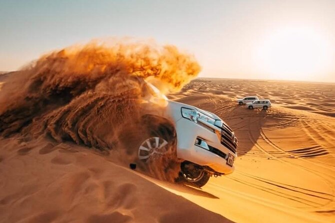 Desert Tour by ATV OR Buggy Self-drive, BBQ Dinner and Camel Ride - The Al Aweer camp: henna, shisha, falcon photos, and camel time