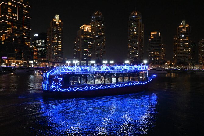 Dhow Cruise with Dinner at Dubai Marina - Dinner buffet and included drinks: what you get for $34.89