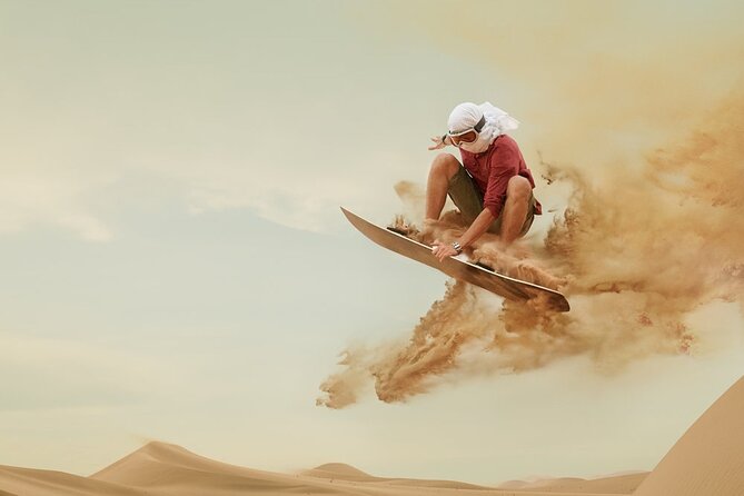 Dinner In Dubai Desert - Entering the Lahbab or Margham red dunes by 4WD