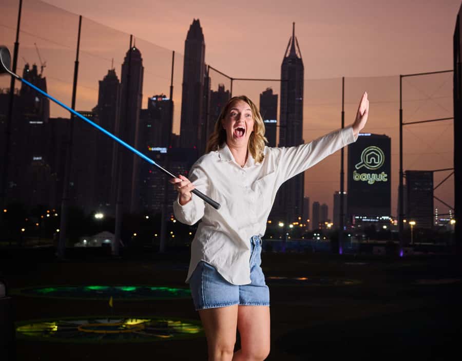 Dubai: 1hr Topgolf Game - Dubai Marina views meet high-tech golf in Topgolf Dubai