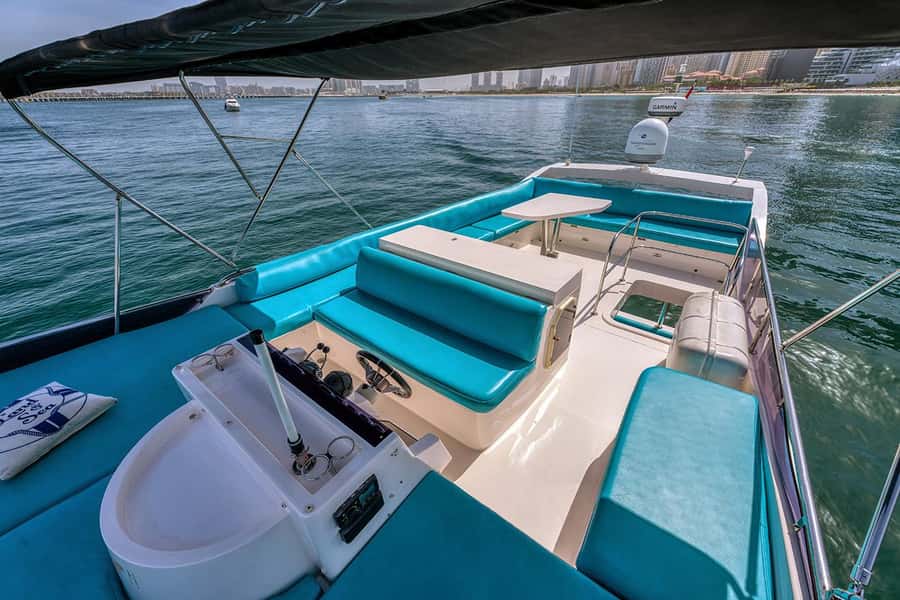 Dubai: 2-Hour Private Yacht Cruise around Burj Al-Arab - A 48-Foot Private Yacht, Built for Taking It Slow