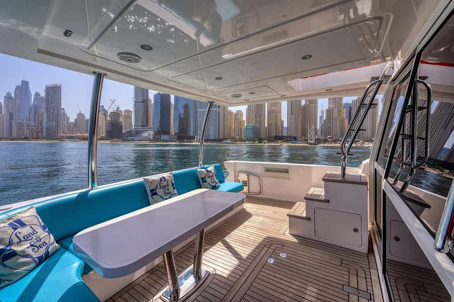 Dubai: 2-Hour Private Yacht Cruise around Burj Al-Arab - Inside the Yacht: Space, Comfort, and Practical Crew Setup