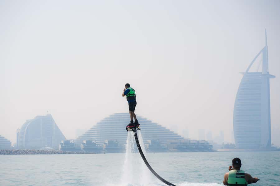 Dubai: 30-minute Flyboard with Instructor and Free Ice Cream - Dubai views and the Burj Al Arab photo moment