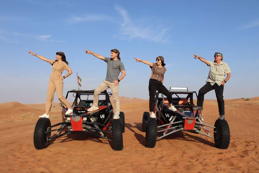 Dubai: 3000cc V6 Dune Buggy & Sandboarding -Private Tour - 3000cc V6 self-drive dune buggy time, not a passenger experience