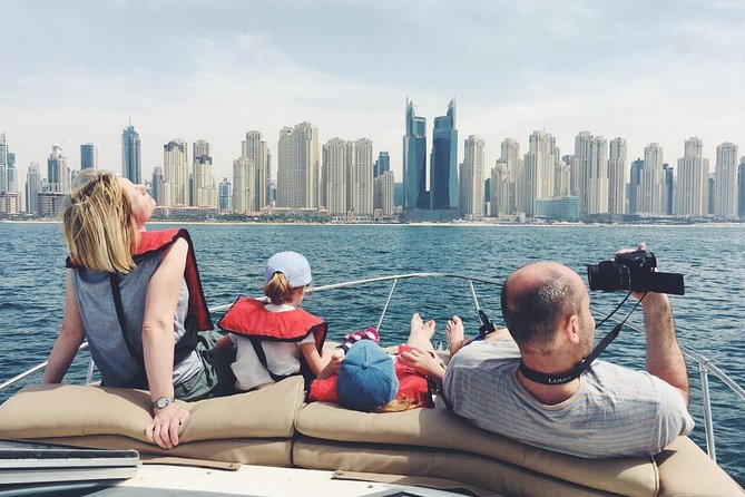 Dubai 3h Sea escape: Swim! Tan! Sightsee! - The cruise route: Dubai Marina to Palm Jumeirah and Atlantis the Palm