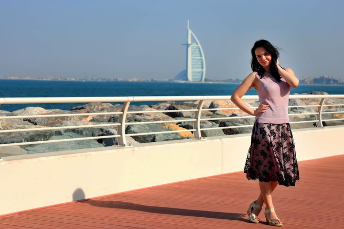 Dubai: 5-Hour Tour with a Professional Photographer Guide - Palm Jumeirah Portraits at the Start of the Day