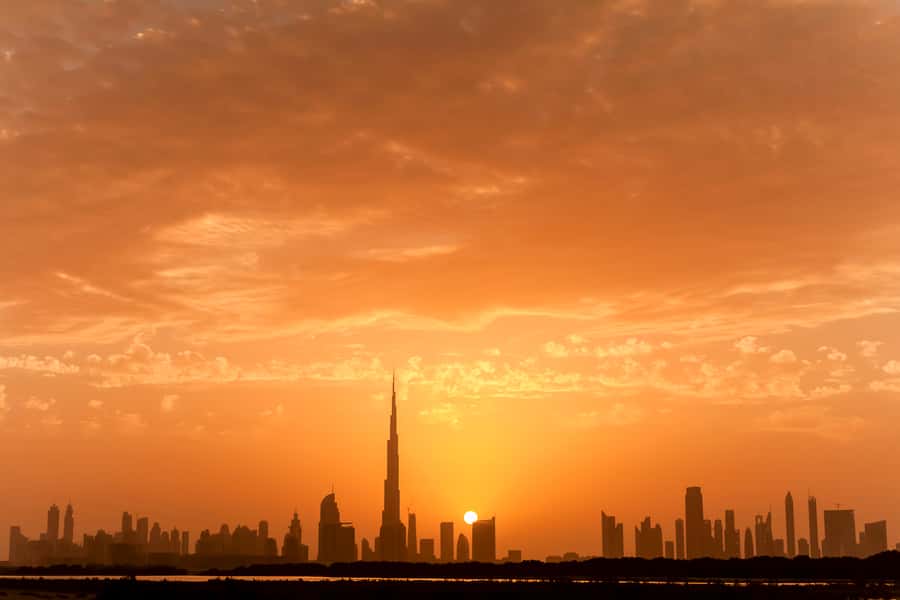Dubai: 6-Hour Sunset Tour with Burj Khalifa Tickets - Palm Islands and Atlantis photos at golden hour