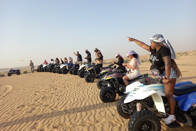 Dubai: 60Minute Self-Drive ATV Quadbike, Camel Ride, Sand Surfing - Quick Hits Before You Go