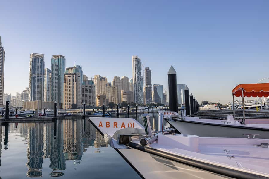 Dubai: Abra Boat Tour in Dubai Marina, Ain Dubai, JBR - Where to Meet: Gate 7 Pontoon BA at Dubai Marina Harbour