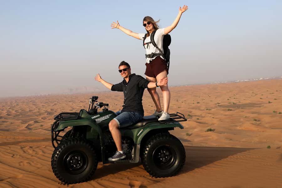 Dubai: Adventure Quad Bike Safari, Camel Ride & Refreshment - What’s Included After the Riding: A/C Refreshments and Arabic Tea