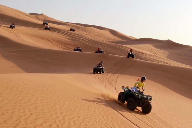 Dubai: Adventure Quad Bike Safari, Camel Ride & Refreshments - Camel Ride and Bedouin-Style Tea, The Slower Half