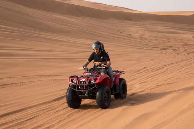 Dubai: Adventure Quad Bike Safari, Camel Ride & Refreshments - Price and Value for a 4-Hour Desert Adventure