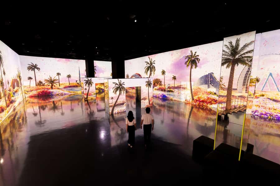 Dubai: Arte Immersive Museum Entry Ticket - Enter the themed worlds: Ocean, Waterfall Infinite, Starry Beach, Sacred Forest