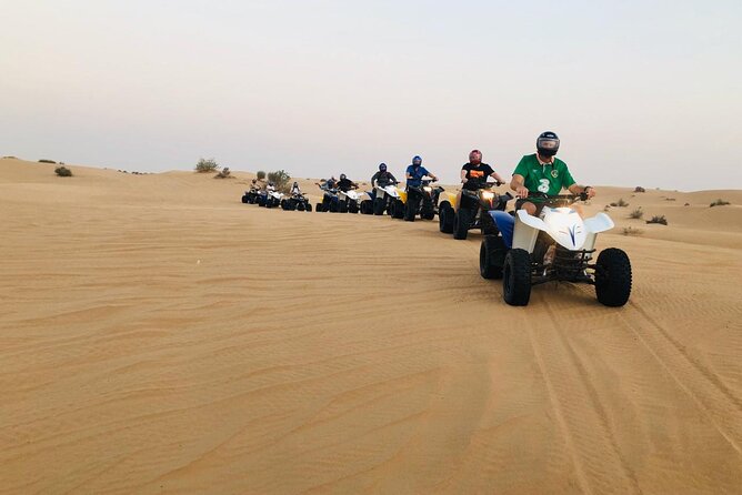 Dubai ATV Quadbike Desert Safari with Camel Ride Sand Boarding - The Big Idea: One Ticket, Three Desert Thrills