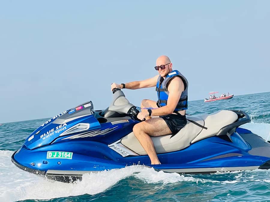 Dubai: Burj Al Arab and Atlantis Jet Ski Tour - The jet ski experience: what it feels like when the water opens up