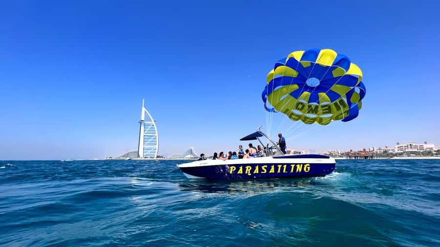 Dubai: Burj Al Arab Parasailing, Ice Cream, Pics, and Videos - Photos and videos: worth it if you want zero stress