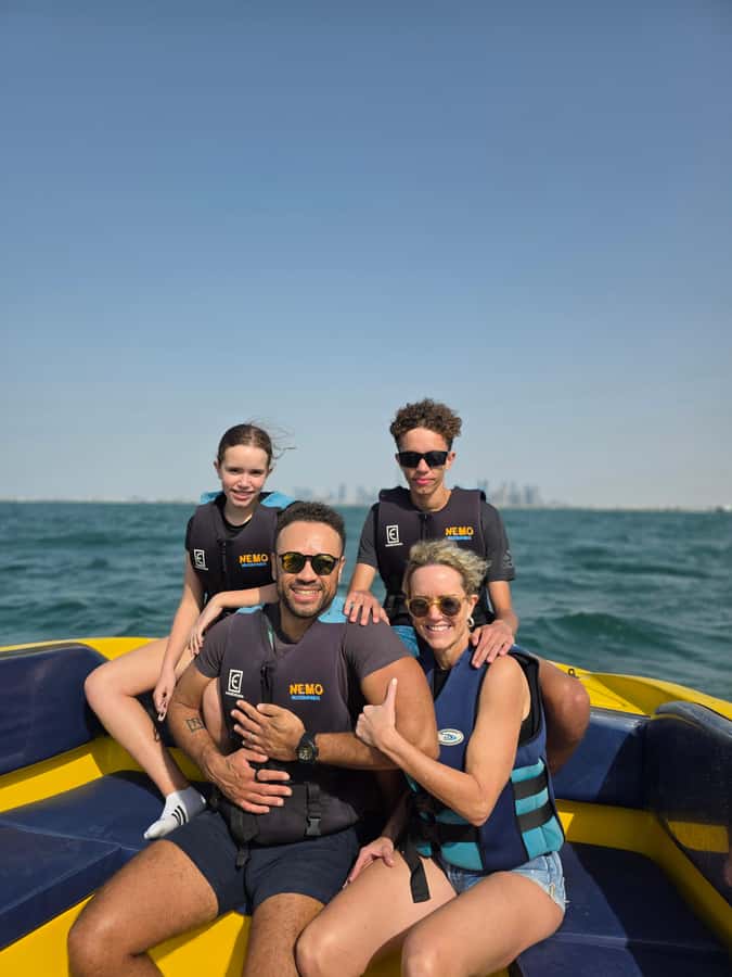 Dubai: Burj Al Arab Parasailing, Ice Cream, Pics, and Videos - The ice cream and marina value after you land