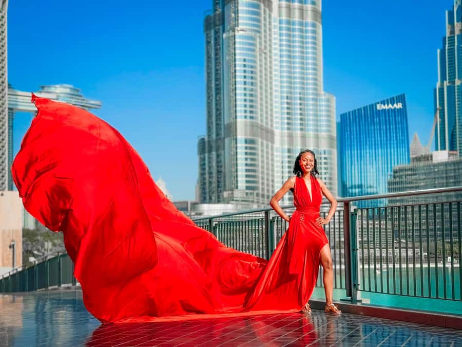 Dubai: Burj Khalifa Flying Dress Videography Shoot - Price and Value: What $231 Gets You as a Private Group