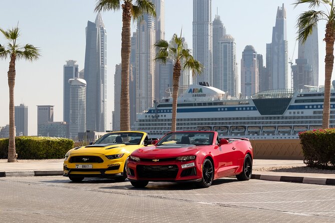 Dubai Cabrio Tour: Guided Tour of Top Sights in a Convertible Car - Burj Al Arab: a quick, famous silhouette moment