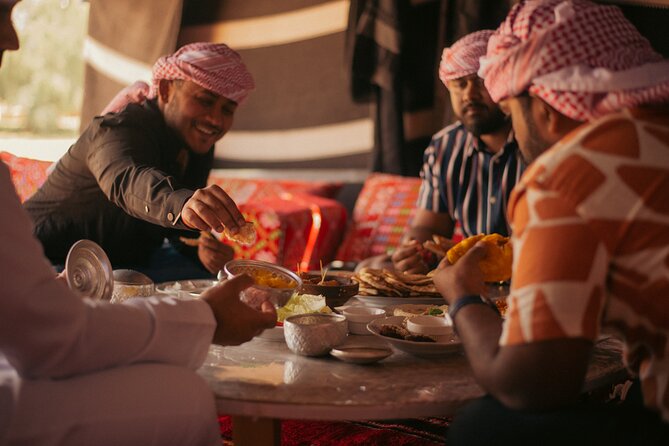 Dubai: Camel Caravan, Bedouin Breakfast with Al Marmoom Oasis - Bedouin village welcome: gahwa, sweets, and coffee-making