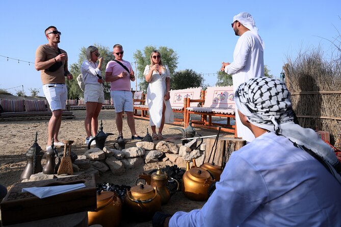 Dubai: Camel Caravan, Bedouin Breakfast with Al Marmoom Oasis - Arabian makeover plus falcon photos, done in a useful order