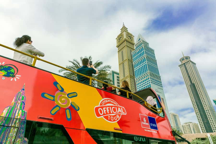 Dubai: City Sightseeing HOHO Bus Tour + Sunset & Night Tour - The included Sunset and Night Tour: what you get after dark