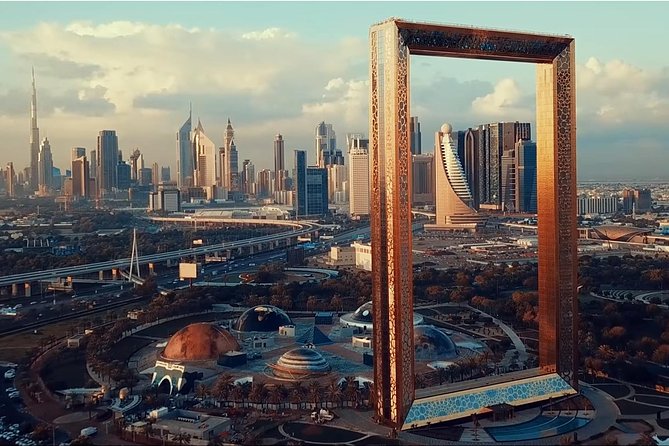 Dubai City Tour: Frame Tickets, Creek, Souks, Blue Mosque & Abra - Museum of the Future, quick photos and ground-floor access