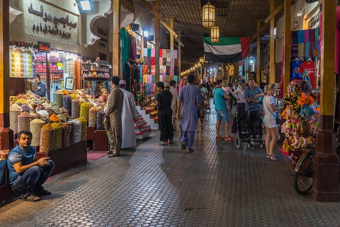 Dubai City Tour: Frame Tickets, Creek, Souks, Blue Mosque & Abra - Spice Souk scents and an abra ride across Dubai Creek
