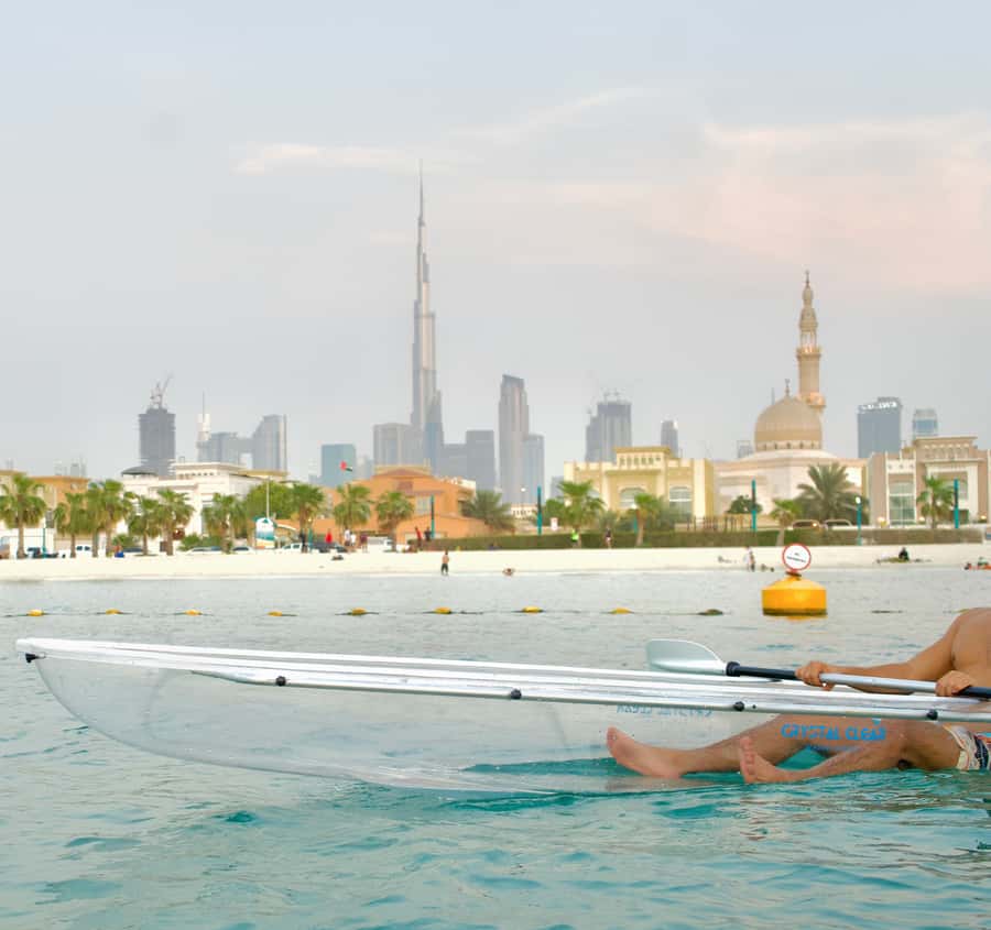 Dubai: Clear Kayaking Experience with Burj Khalifa View - The briefing with English-speaking guides, and why it matters