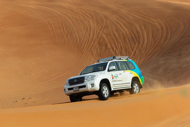 Dubai Combo:City Tour and Premium Desert Safari with all Activities - Sandboarding, then sunset BBQ camp with shows