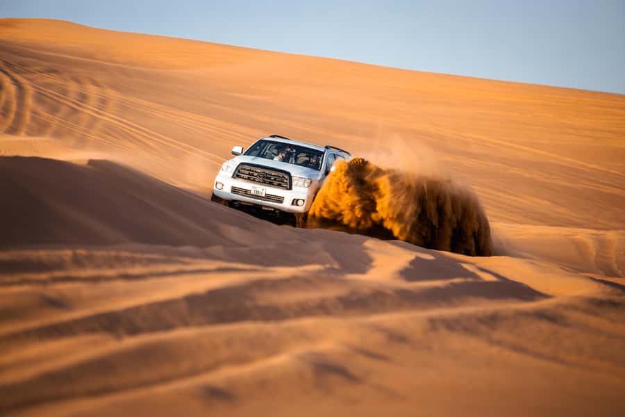 Dubai Combo: Morning City Tour & Evening Desert Safari - Palm Jumeirah, Burj Al Arab, Souks, Dunes, and BBQ: The Value Math