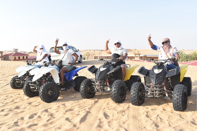 Dubai Desert 4x4 Dune Bashing, Self-Ride 30min ATV Quad, Camel Ride,Shows,Dinner - Key things I’d pay attention to