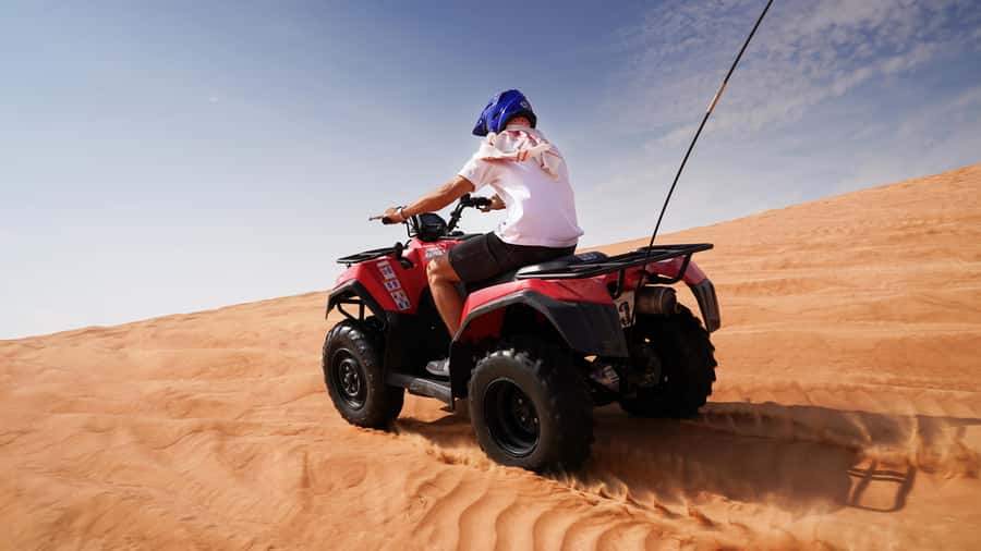 Dubai Desert Adventure: Red Dunes Guided Quad/Polaris & BBQ - Key highlights worth getting excited about