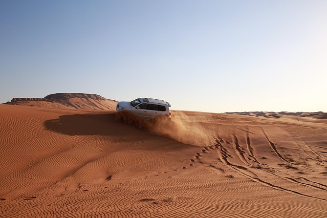 Dubai Desert Discovery: Red Dunes Safari, Sandboard & Camel Ride - 45 to 50 minutes of dune bashing: adrenaline, but also safety