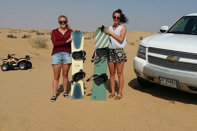 Dubai Desert Morning Tour in 4WD Vehicle: Camel Ride, Quad Bike Tour, Sandboarding, and Camel Farm - Camel Farm Stop: Photos, Up-Close Viewing, and Realistic Expectations