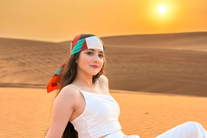 Dubai Desert Safari (ADVANCE) - Sandboarding and Camel Riding: Two Ways to Feel the Dunes