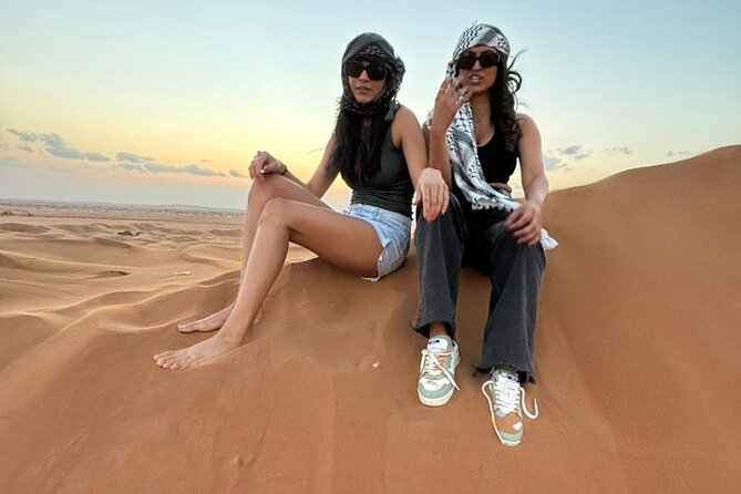 Dubai Desert Safari:BBQ Dinner, Dune Bashing & Live Entertainment - BBQ Buffet Under the Stars, Unlimited Drinks, and What to Eat